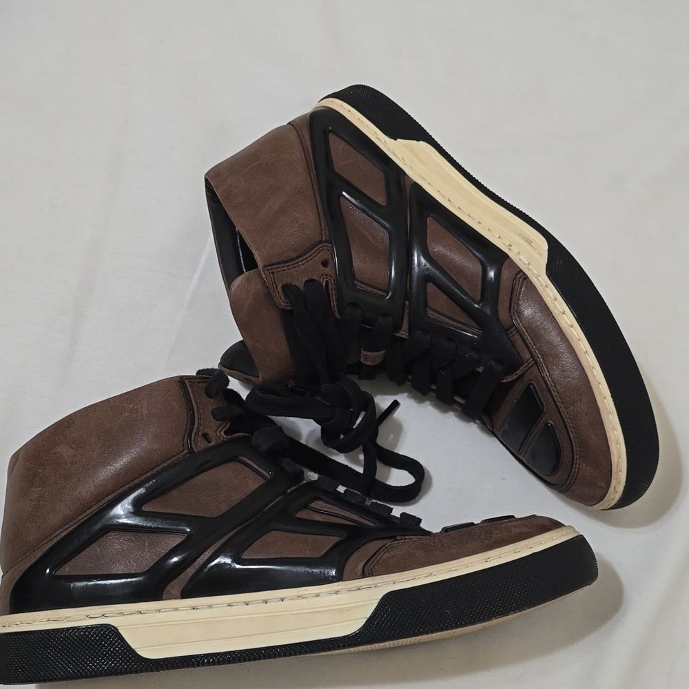 Alejandro Ingelmo Brown And Black  leather Tron Mens 7